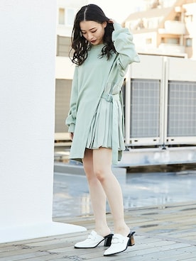 「春ワンピ」｜BARAKさん（レディース・152cm）の冬コーディネート