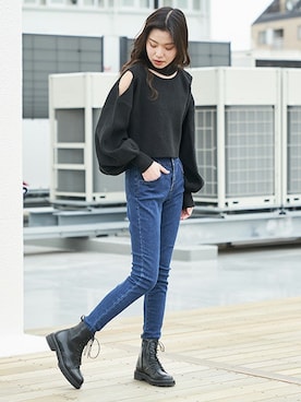 「BARAK（バラク）のアイテム」を使った、BARAKさん（レディース・160cm）の春コーディネート