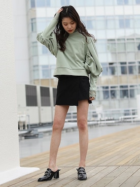 「ラップスカート」｜BARAKさん（レディース・160cm）の春コーディネート