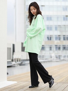 「BARAK（バラク）のアイテム」を使った、BARAKさん（レディース・160cm）の春コーディネート