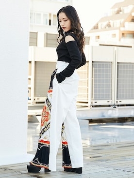 「プリーツ」｜BARAKさん（レディース・152cm）の春コーディネート