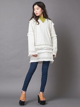 「BARAK（バラク）のアイテム」を使った、BARAKさん（レディース・160cm）の春コーディネート