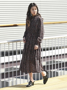 「BARAK（バラク）のアイテム」を使った、BARAKさん（レディース・160cm）の春コーディネート