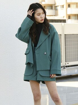 BARAKさん（レディース・160cm）の春コーディネート