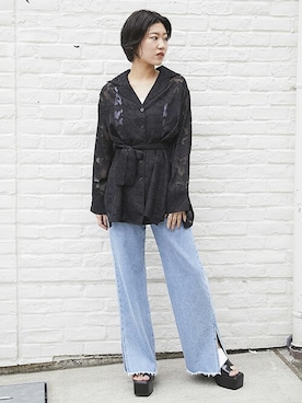 BARAKさん（レディース・162cm）の夏コーディネート