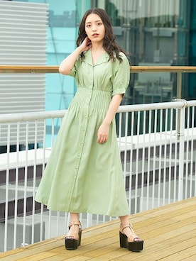 「BARAK（バラク）のアイテム」を使った、BARAKさん（レディース・152cm）の夏コーディネート