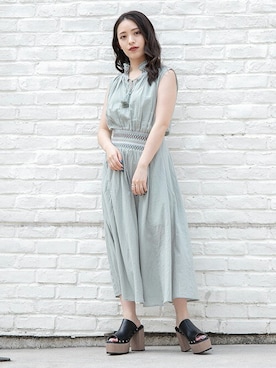 「BARAK（バラク）のアイテム」を使った、BARAKさん（レディース・152cm）の夏コーディネート