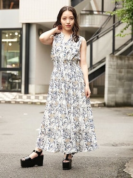 「BARAK（バラク）のアイテム」を使った、BARAKさん（レディース・152cm）の夏コーディネート