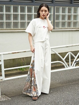 「プリーツ」｜BARAKさん（レディース・152cm）の夏コーディネート