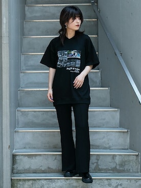 「BARAK（バラク）のアイテム」を使った、BARAKさん（レディース・168cm）の夏コーディネート