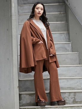 「ケープ」｜BARAKさん（レディース・152cm）の夏コーディネート