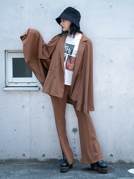 「ケープ」｜BARAKさん（レディース・160cm）の夏コーディネート