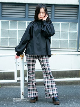 「BARAK（バラク）のアイテム」を使った、BARAKさん（レディース・160cm）の秋コーディネート