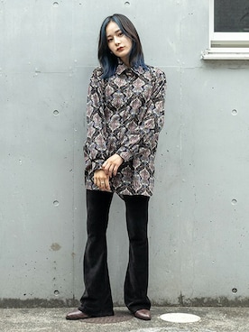 「BARAK（バラク）のアイテム（その他パンツ）」を使った、BARAKさん（レディース・160cm）の秋コーディネート