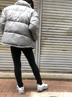 「オルチャンファッション」｜「アイテム（ブルゾン）」を使った、もっふさん（メンズ・172cm）の冬コーディネート