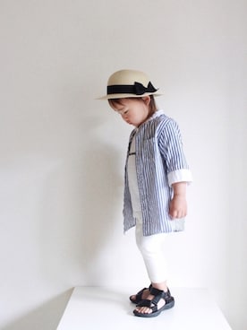「GLOBAL WORK（グローバルワーク）のアイテム（その他）」を使った、_____rkさん（キッズ・100cm）の春コーディネート