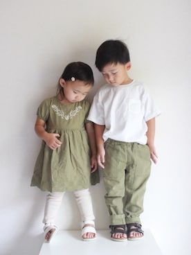 _____rkさん（キッズ・100cm）の夏コーディネート