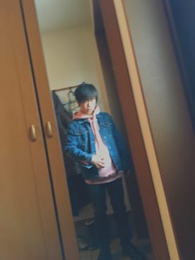 「H&M（エイチ・アンド・エム）のアイテム（マウンテンパーカー）」を使った、まるさん（メンズ・163cm）の春コーディネート