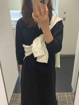 「UNIQLO（ユニクロ）のアイテム（ワンピース/ドレス）」を使った、ayano.さん（レディース・166cm）の秋コーディネート