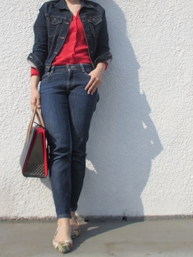 「YEAR（イヤー）のアイテム」を使った、shino_wearさん（レディース・167cm）の春コーディネート