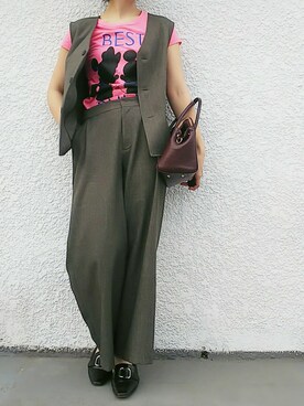 「PARLMASEL（パールマシェール）のアイテム」を使った、shino_wearさん（レディース・167cm）の春コーディネート