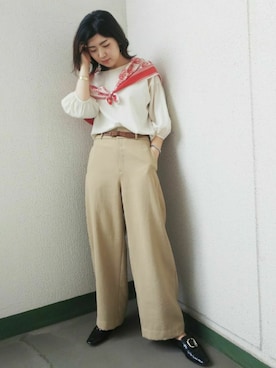 「PARLMASEL（パールマシェール）のアイテム」を使った、shino_wearさん（レディース・167cm）の春コーディネート