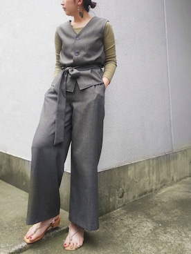 「PARLMASEL（パールマシェール）のアイテム」を使った、shino_wearさん（レディース・167cm）の夏コーディネート