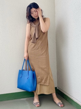 「PARLMASEL（パールマシェール）のアイテム」を使った、shino_wearさん（レディース・167cm）の夏コーディネート