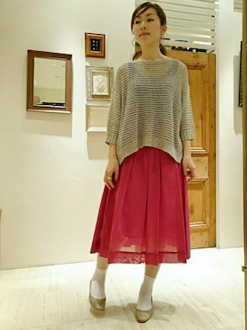 「C.T.plage（シーティープラージュ）のアイテム」を使った、なおさん（レディース・165cm）の冬コーディネート