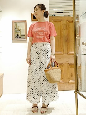 「アイテム（ブレスレット）」を使った、なおさん（レディース・165cm・30代）の夏コーディネート