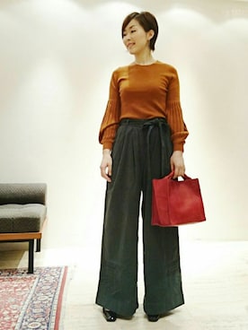 「STATUS（ステイタス）のアイテム」を使った、なおさん（レディース・165cm）の秋コーディネート