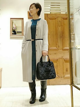 「Pertini（ペルティニ）のアイテム」を使った、なおさん（レディース・165cm）の秋コーディネート