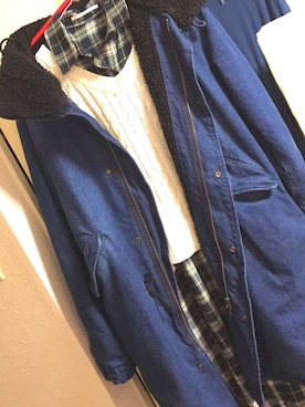 「アイテム（シャツワンピース）」を使った、5103さん（レディース・158cm・20代）の冬コーディネート