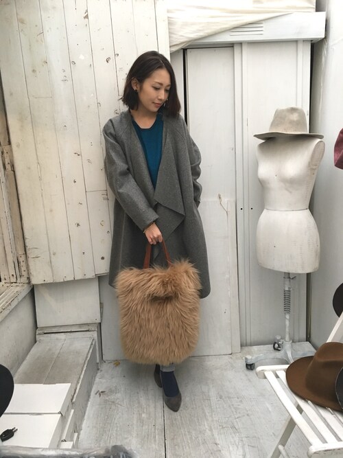ロングウールコート