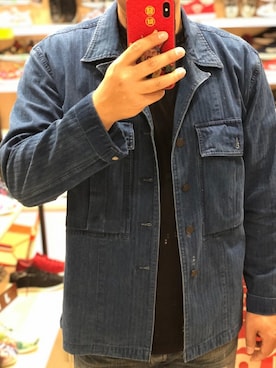 「RRL（ダブル アール エル）のアイテム（ブルゾン）」を使った、totoo4844さん（メンズ・176cm）の冬コーディネート