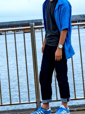 篠友さん（メンズ・178cm）の夏コーディネート
