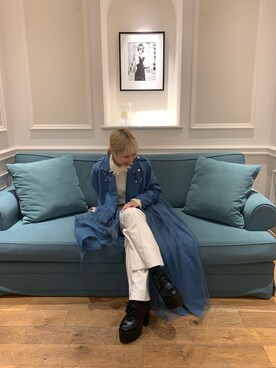 「アイテム（リング）」を使った、KINUKAさん（レディース・152cm・10代）の冬コーディネート