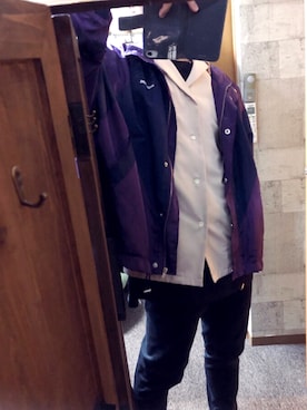 「HARE」｜「アイテム（ナイロンジャケット）」を使った、ゆ！さん（メンズ・163cm）の秋コーディネート