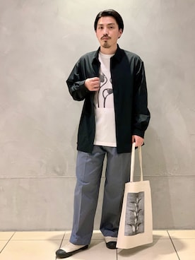 「URBAN RESEARCH（アーバンリサーチ）のアイテム（チノパンツ）」を使った、kantaさん（メンズ・165cm）の春コーディネート