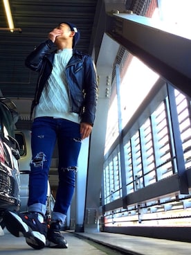 びーびー☑︎さん（メンズ・169cm）の冬コーディネート