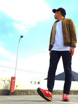 びーびー☑︎さん（メンズ・169cm）の春コーディネート