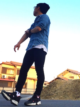 びーびー☑︎さん（メンズ・169cm）の春コーディネート