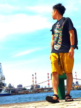 びーびー☑︎さん（メンズ・169cm）の夏コーディネート