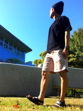 びーびー☑︎さん（メンズ・169cm）の春コーディネート