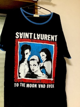 「SAINT LAURENT PARIS（サンローランパリ）のアイテム（Tシャツ/カットソー）」を使った、さとちゃんさん（メンズ・165cm）の冬コーディネート