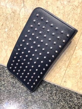 「SAINT LAURENT PARIS（サンローランパリ）のアイテム（財布/小物）」を使った、さとちゃんさん（メンズ・165cm）の冬コーディネート
