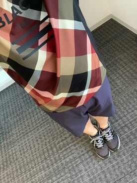 「BLACK LABEL CRESTBRIDGE（ブラックレーベル・クレストブリッジ）のアイテム（Tシャツ/カットソー）」を使った、さとちゃんさん（メンズ・165cm）の秋コーディネート