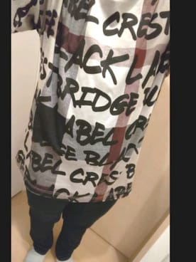 「BLACK LABEL CRESTBRIDGE（ブラックレーベル・クレストブリッジ）のアイテム（Tシャツ/カットソー）」を使った、さとちゃんさん（メンズ・165cm）の春コーディネート