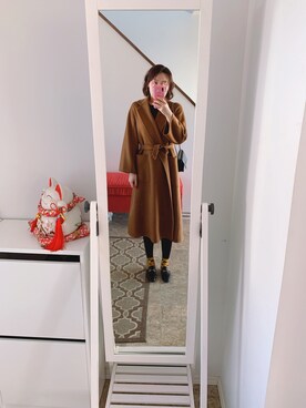 「S MAXMARA（エスマックスマーラ）のアイテム（ジャケット/アウター）」を使った、aimeepink52さん（レディース・153cm）の冬コーディネート