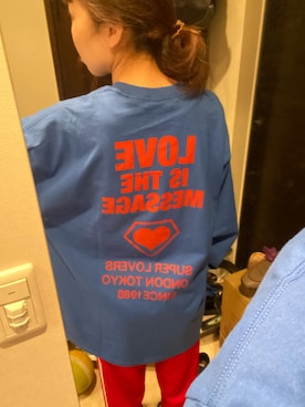 「SUPER LOVERS（スーパーラヴァーズ）のアイテム」を使った、cherryさん（レディース・163cm）の冬コーディネート